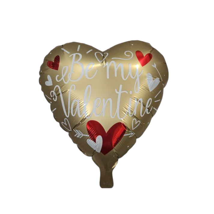 Happy Valentine's Day Heart Foil Balloon 17"