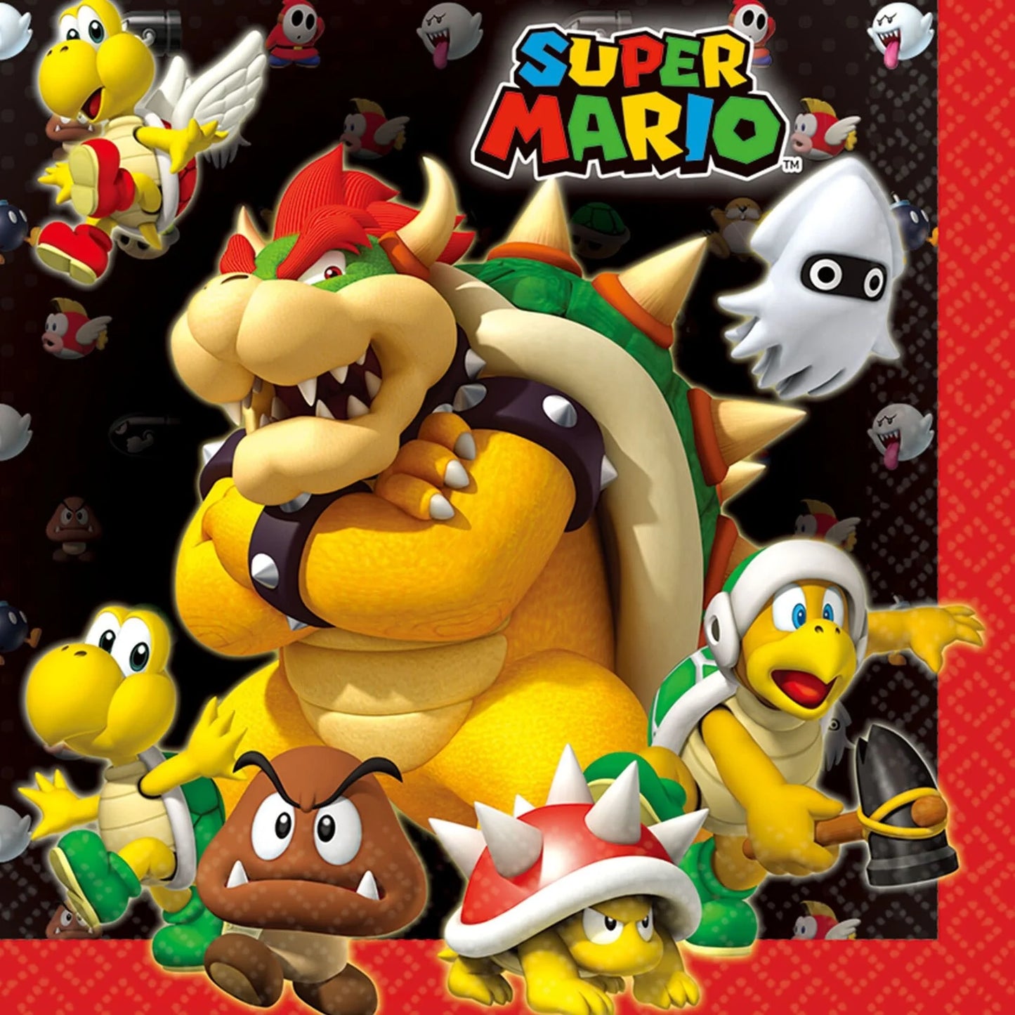 Super Mario Brothers Luncheon Paper Napkins
