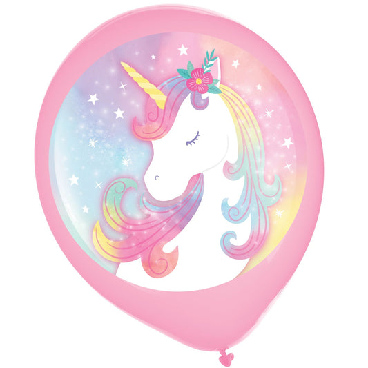 Enchanted Unicorn Latex Balloons 12″