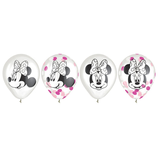 Minnie Mouse Forever Latex Confetti Balloons 12″