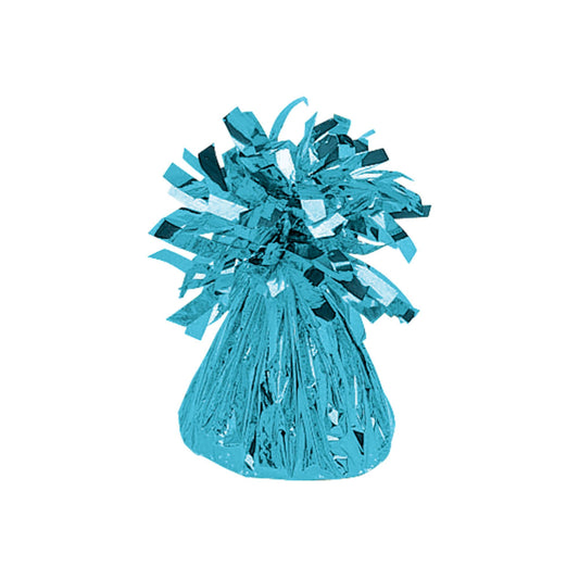 Caribbean Blue Small Foil Balloon Weight
