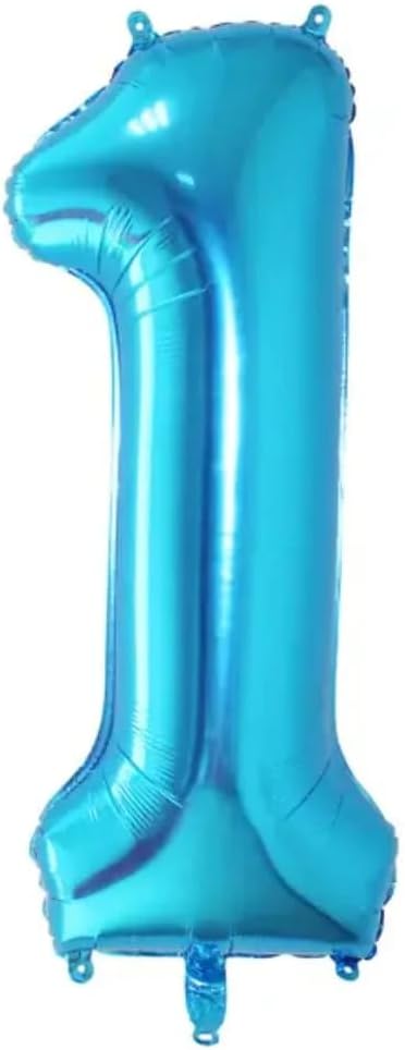 Blue Number Foil Balloon - 16in