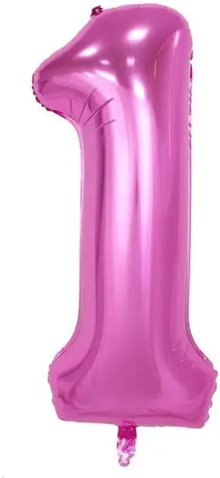 Pink Number Foil Balloon - 32in