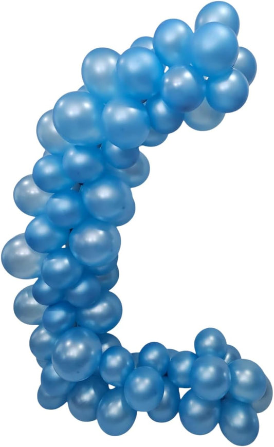 Pearl Light Blue Latex Balloons