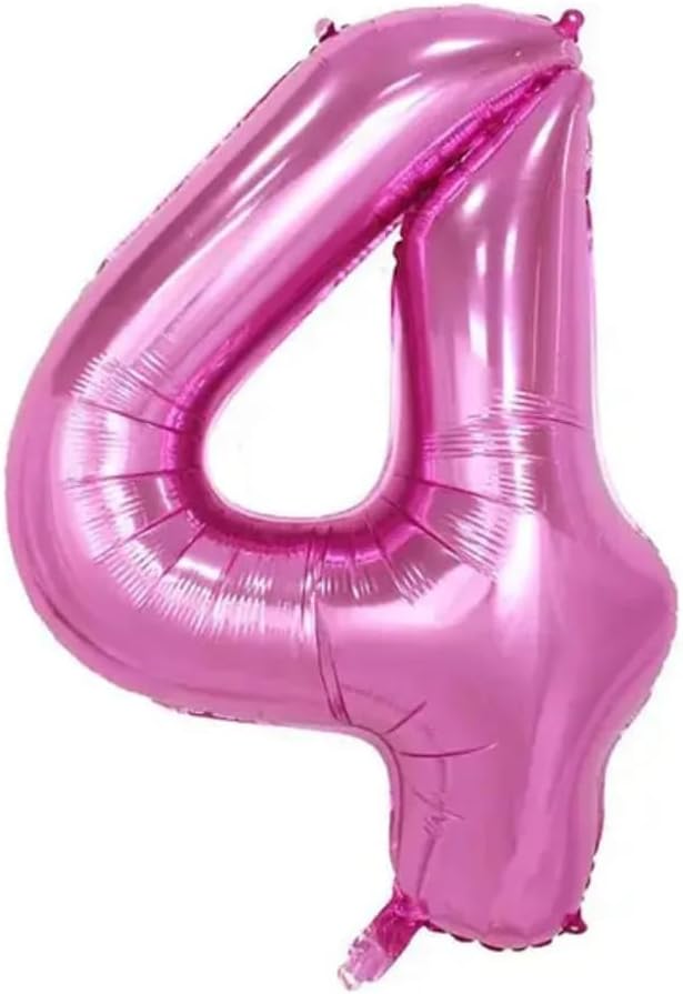 Pink Number Foil Balloon - 32in