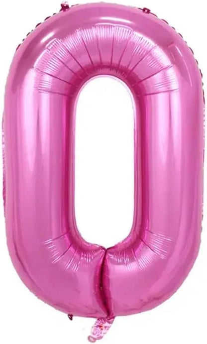 Pink Number Foil Balloon - 32in