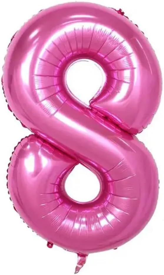 Pink Number Foil Balloon - 32in