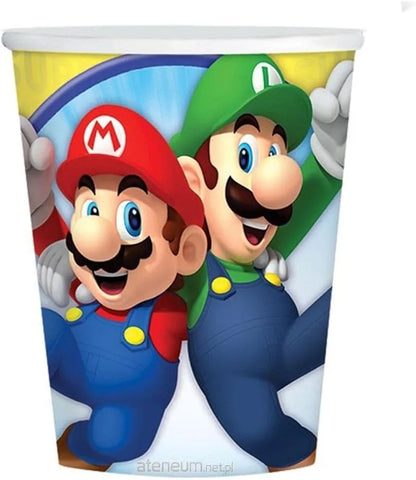 Super Mario Paper Cups