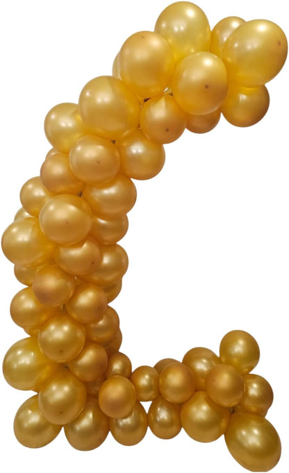 Pearl Gold Latex Balloons