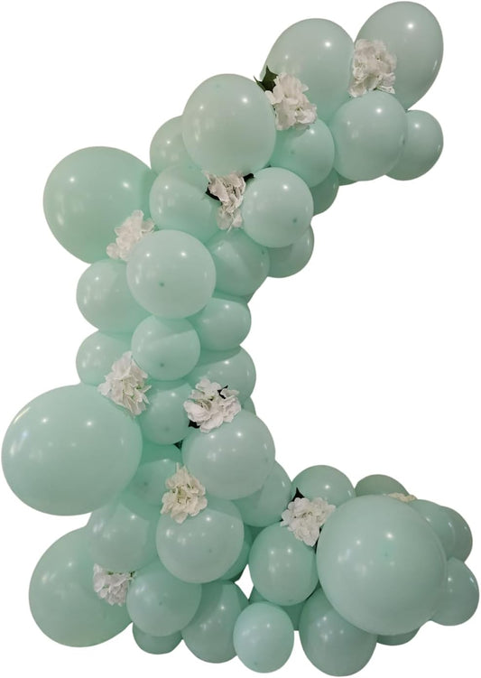 Macaron Tiffany Blue Latex Balloons
