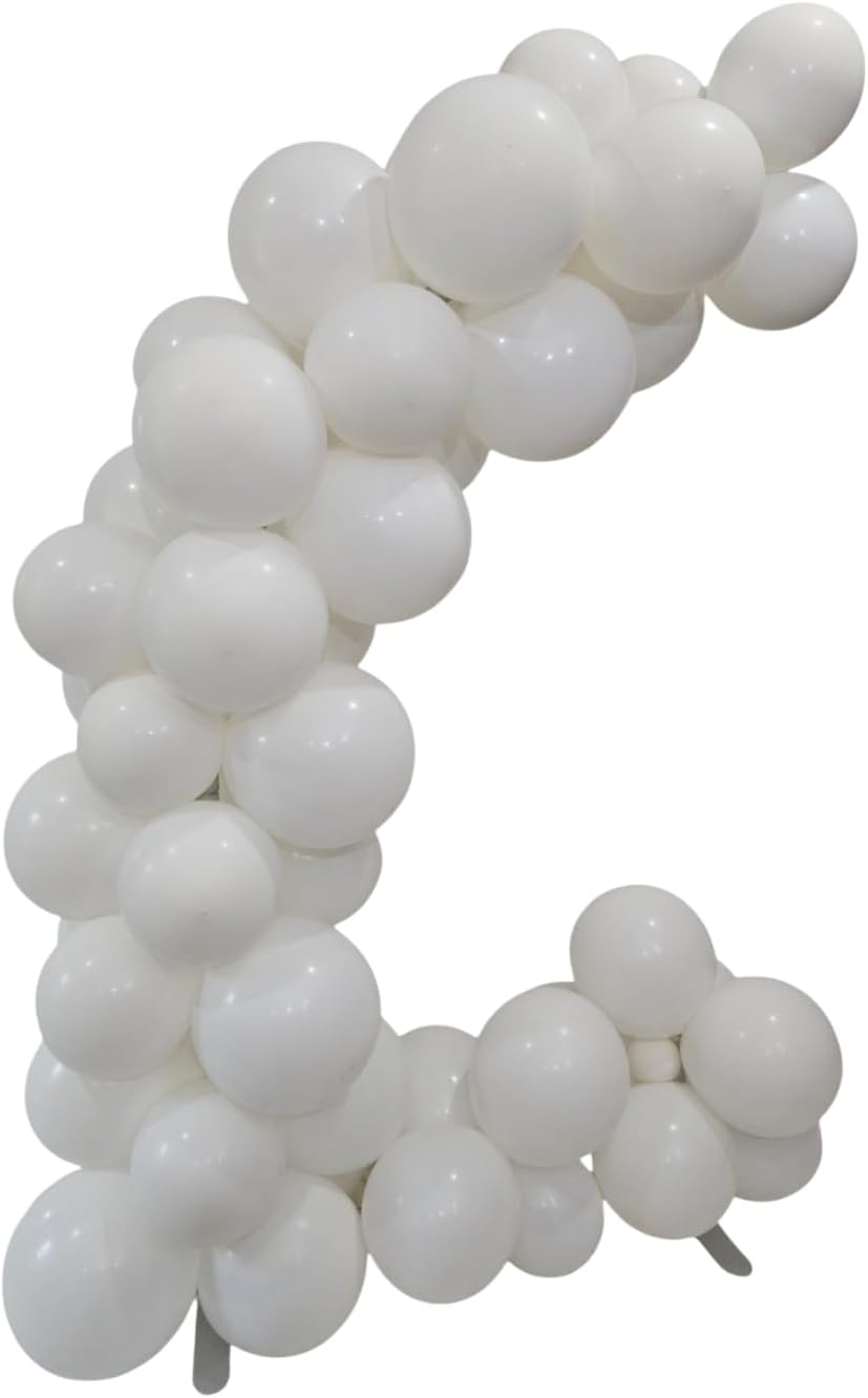 Matte White Latex Balloons