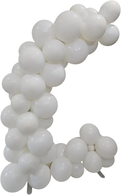 Matte White Latex Balloons