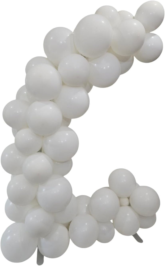 Matte White Latex Balloons