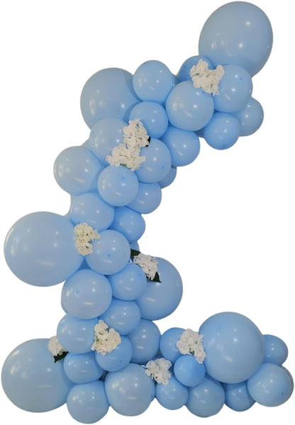 Macaron Blue Latex Balloons