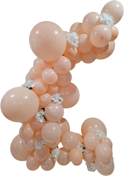 Macaron Orange Latex Balloons