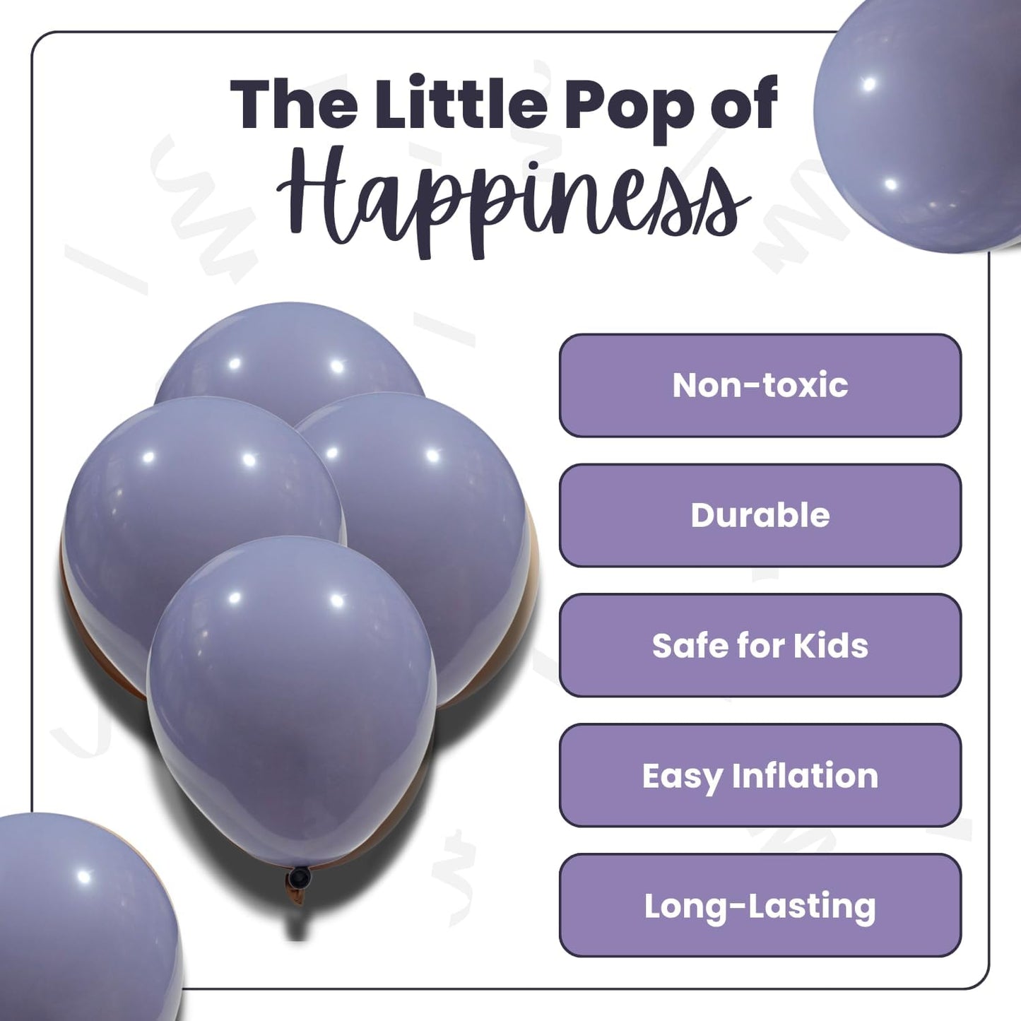 Retro Haza Gray Latex Balloons