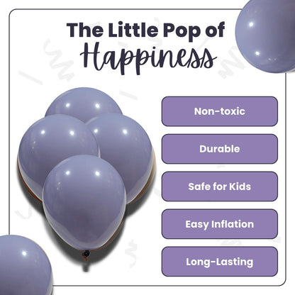 Retro Haza Gray Latex Balloons