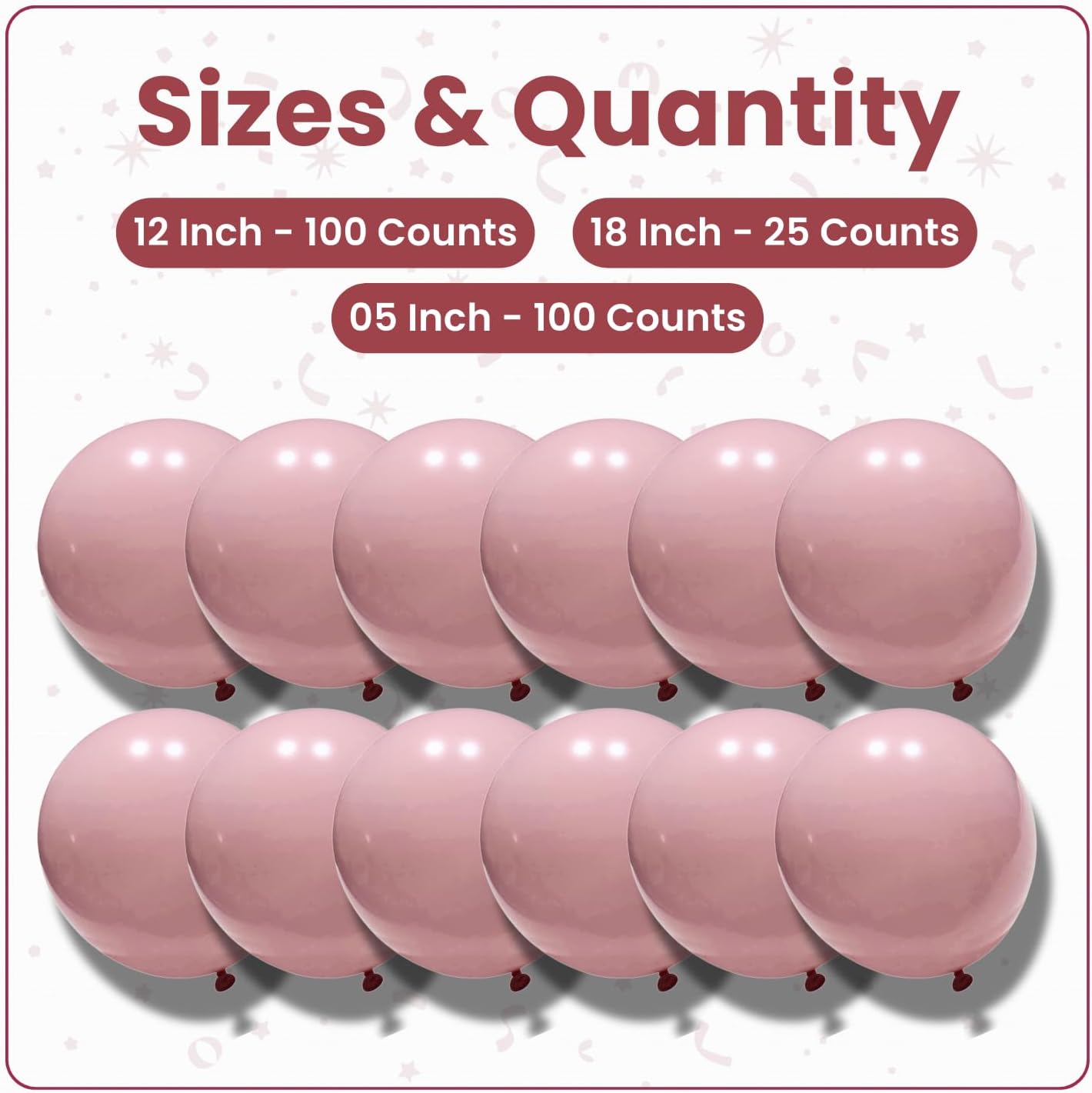 Macaron Pink Latex Balloons