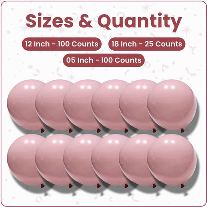 Macaron Pink Latex Balloons