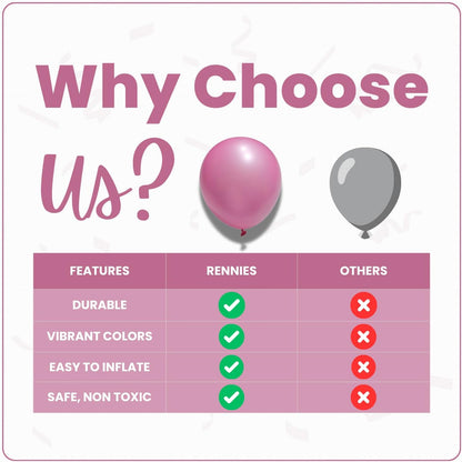 Pearl Pink Latex Balloons