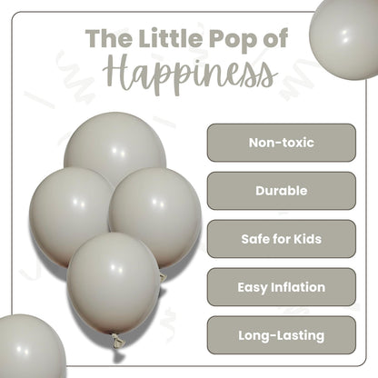 Retro Sand Latex Balloons