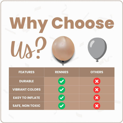 Pearl Champagne Latex Balloons