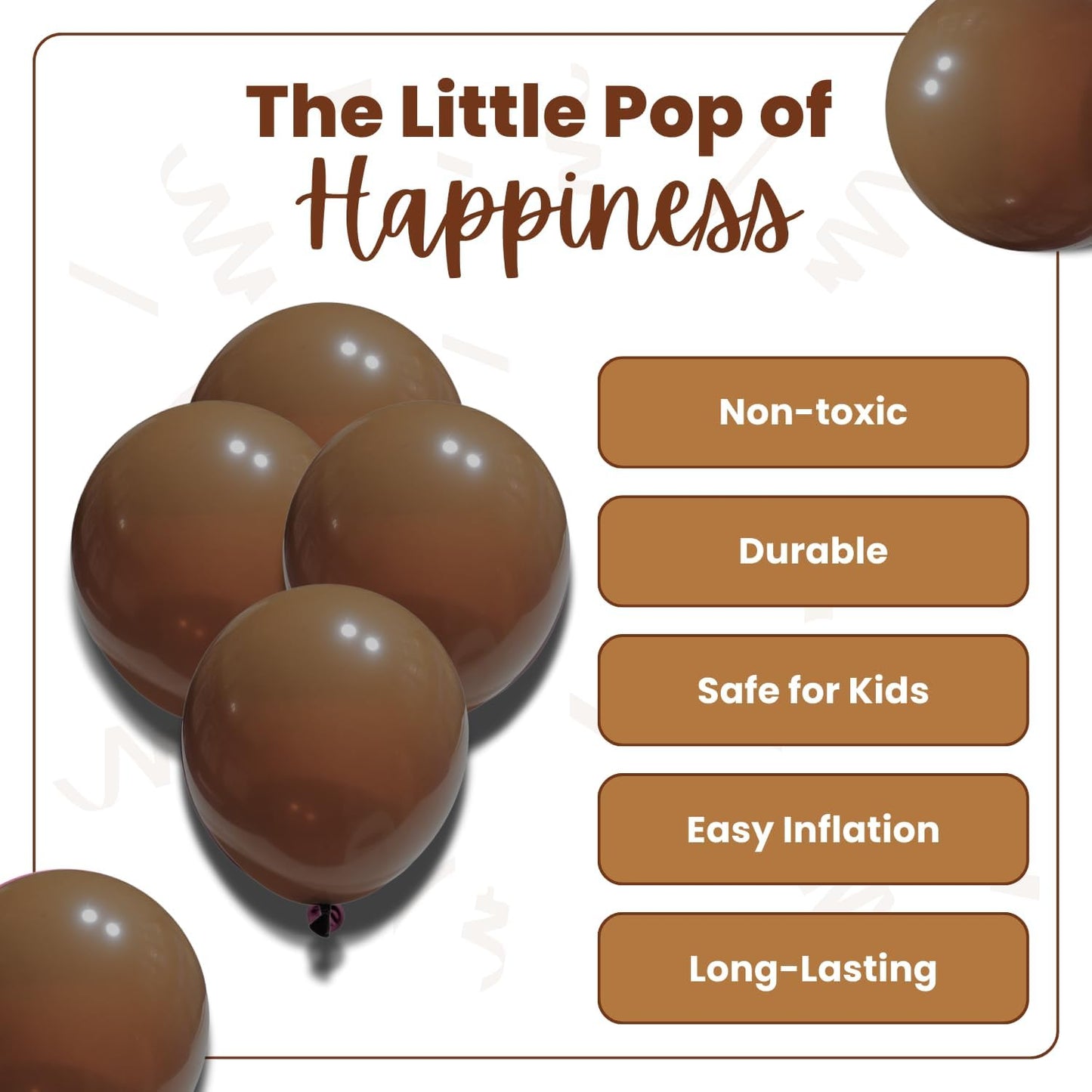 Retro Khaki Latex Balloons