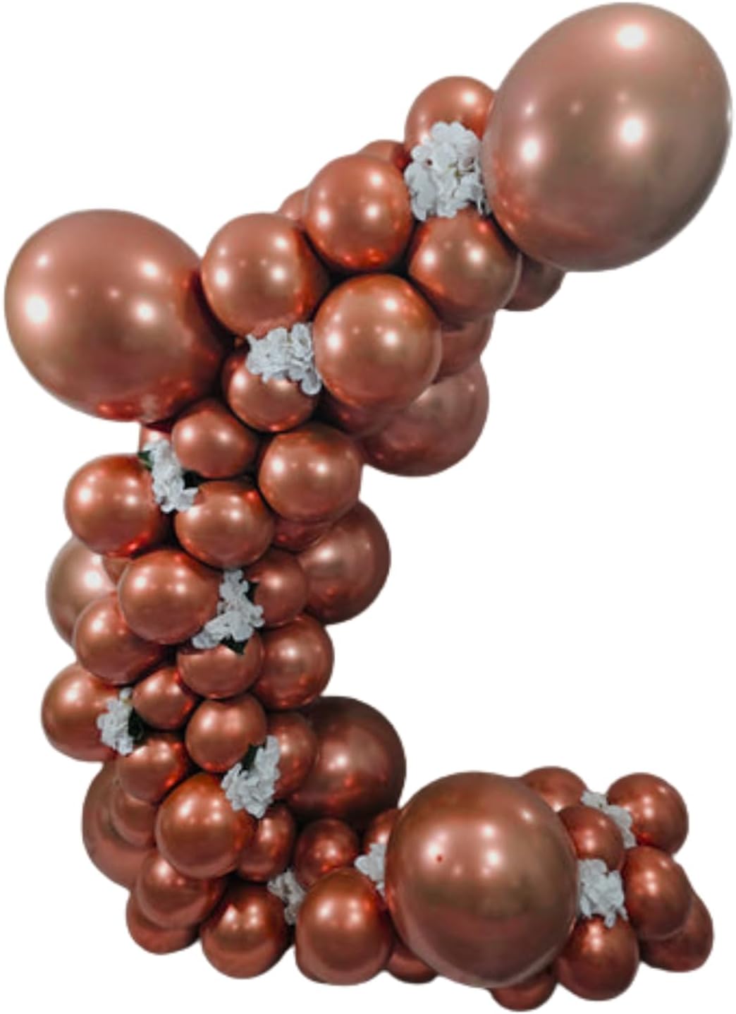 Metallic Rose Gold Latex Balloons