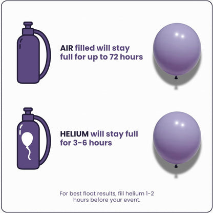 Macaron Purple Latex Balloons