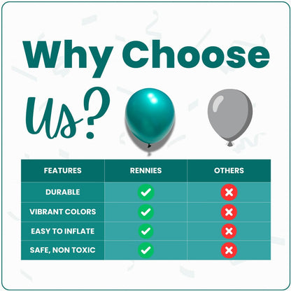 Pearl Green Latex Balloons