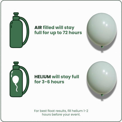 Macaron Green Latex Balloons