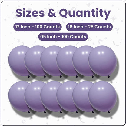 Macaron Purple Latex Balloons