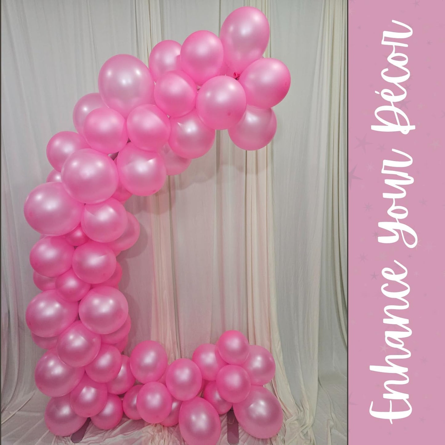 Pearl Pink Latex Balloons