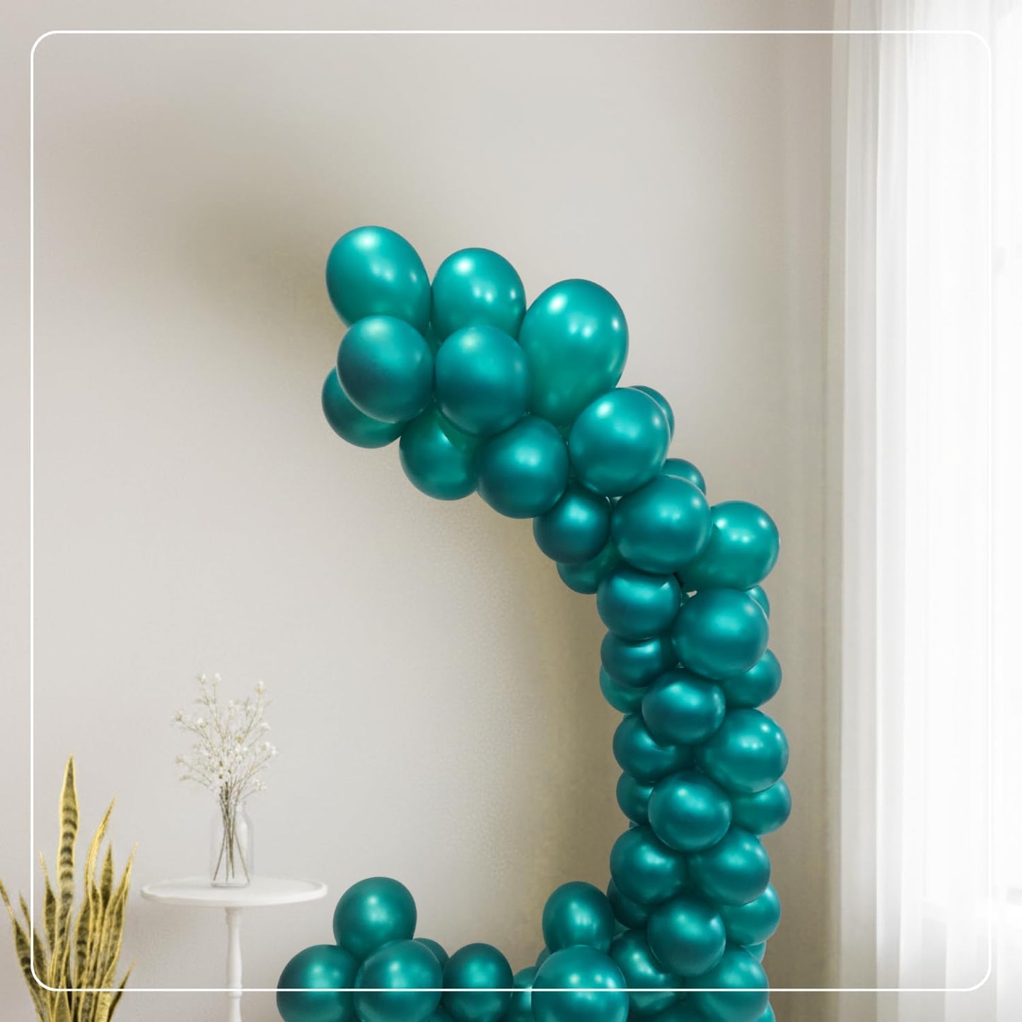 Pearl Green Latex Balloons