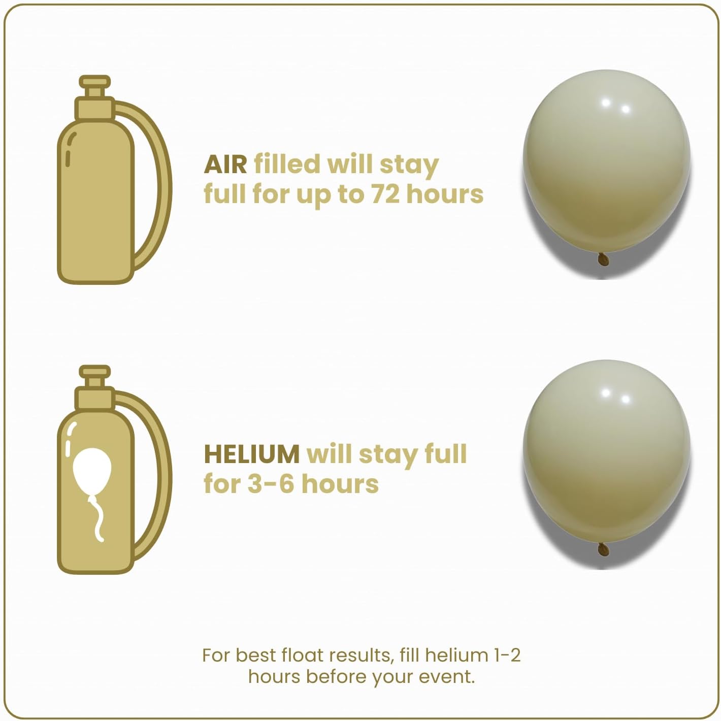 Macaron Yellow Latex Balloons