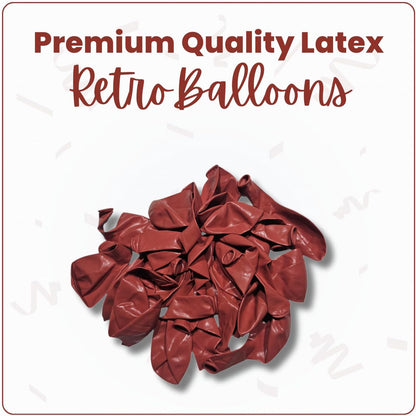 Retro Peach Latex Balloons