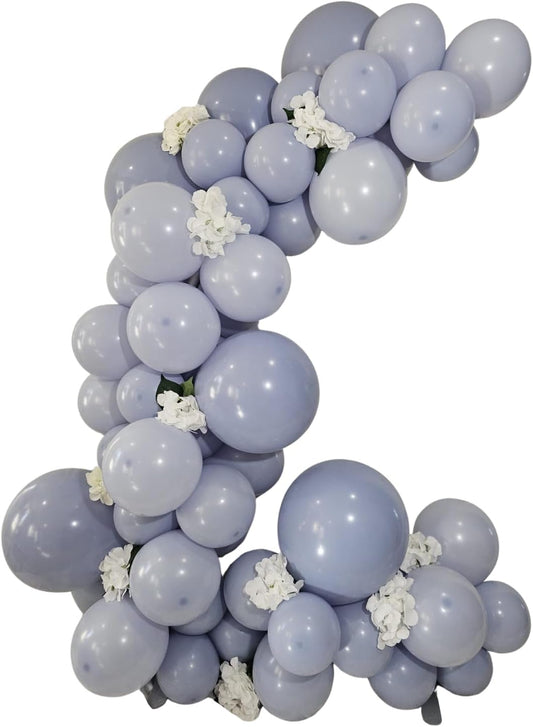 Macaron Gray Latex Balloons