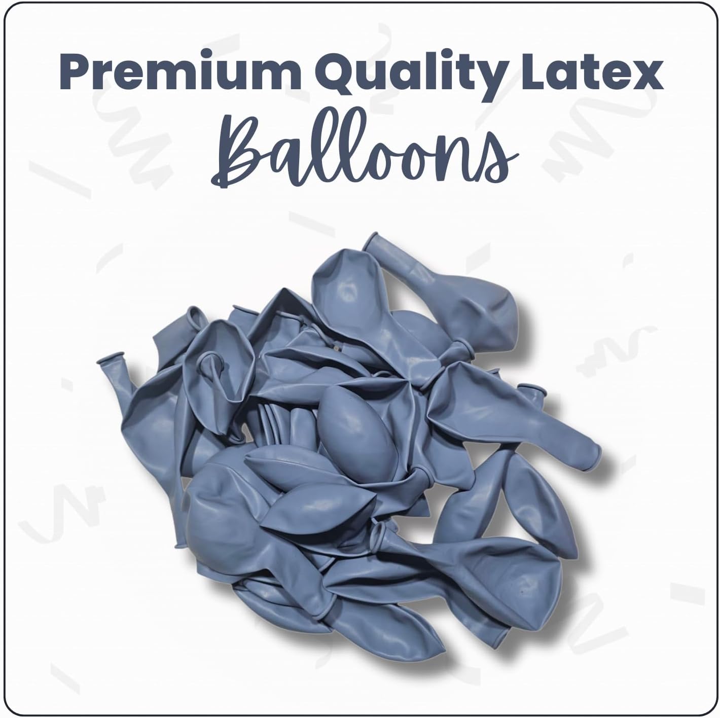 Macaron Gray Latex Balloons