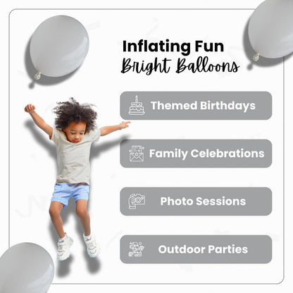 Matte White Latex Balloons