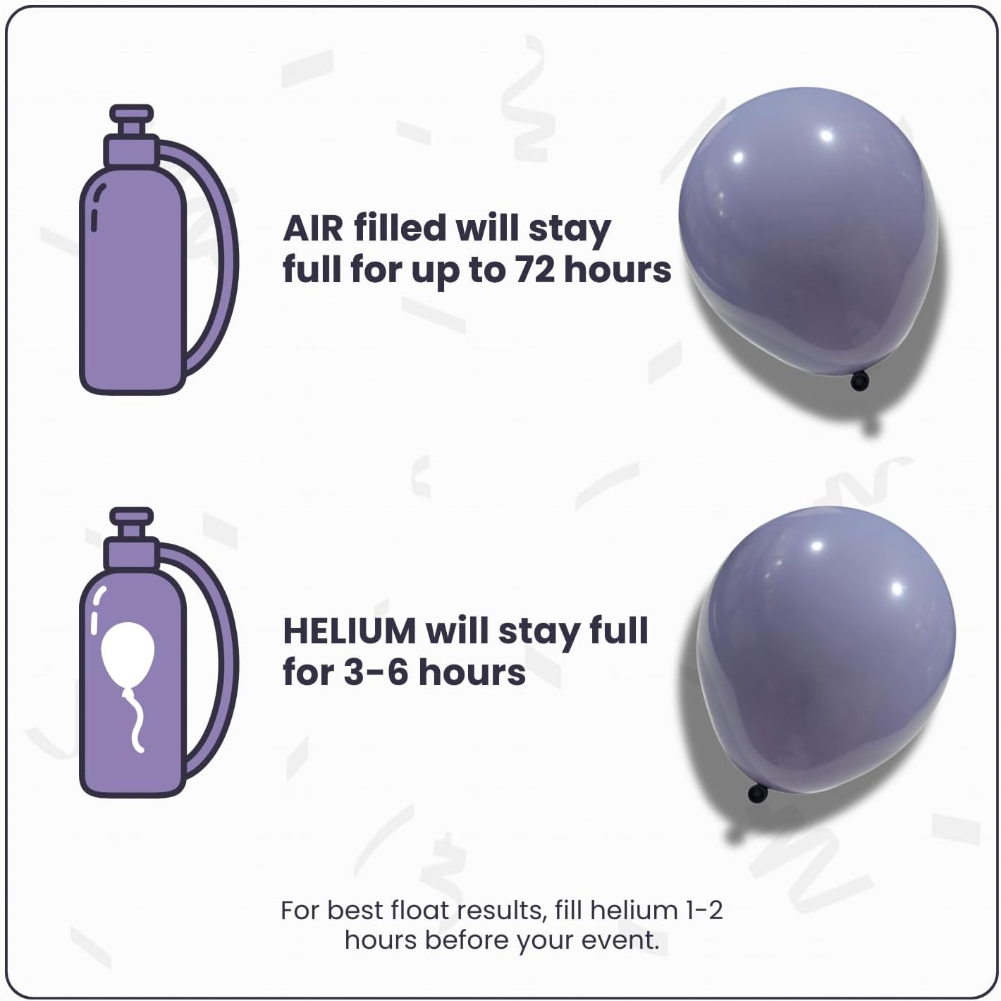 Retro Haza Gray Latex Balloons