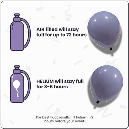 Retro Haza Gray Latex Balloons