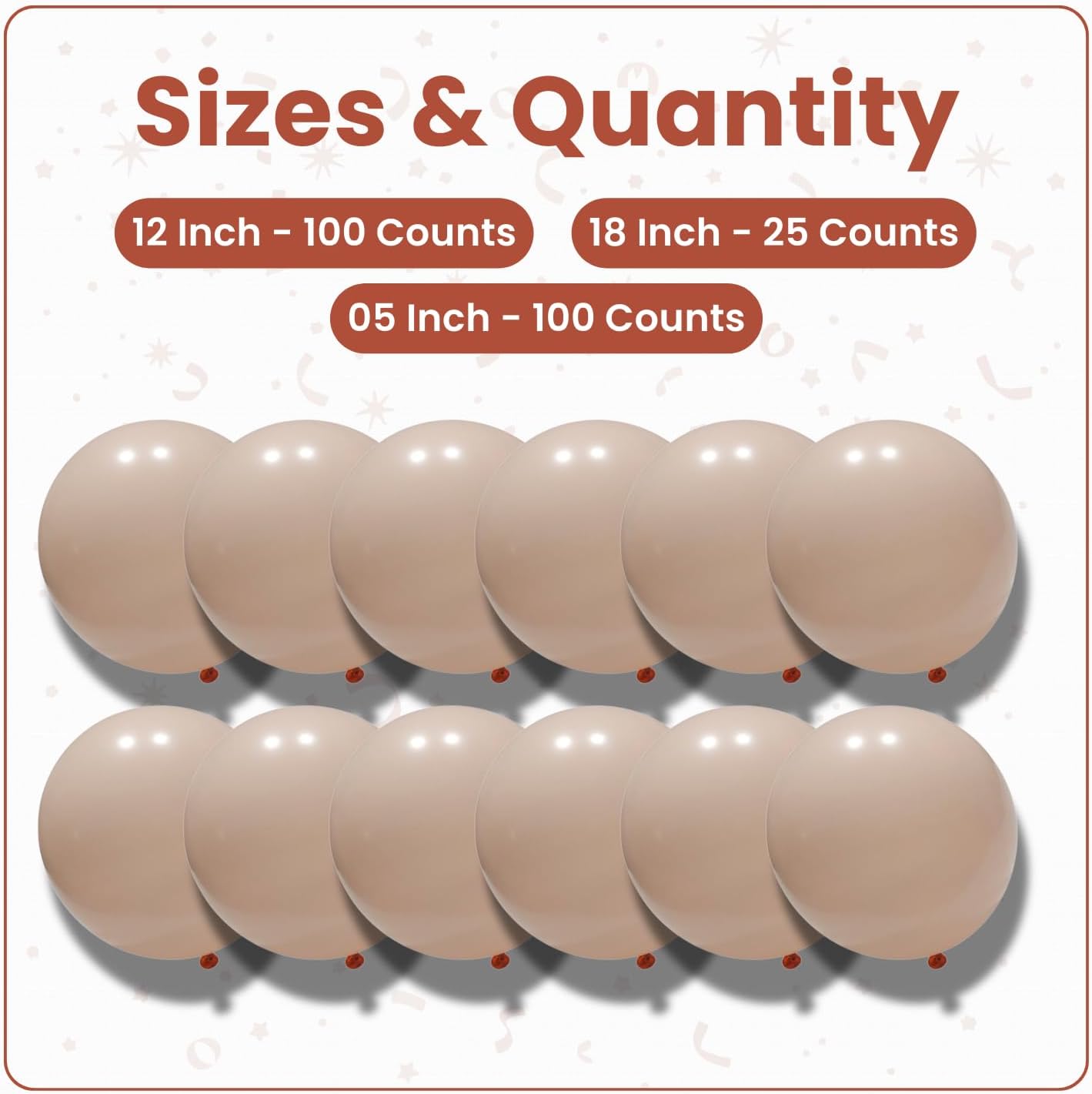 Macaron Orange Latex Balloons