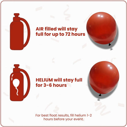 Retro Coffee Latex Balloons