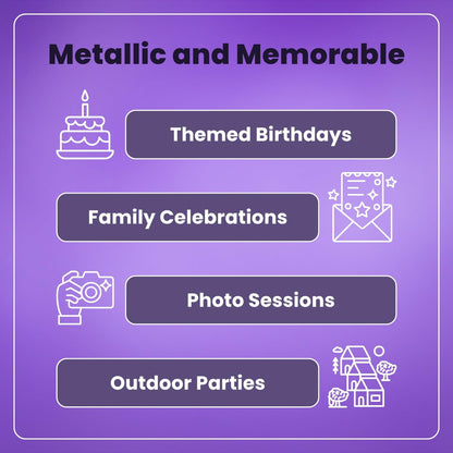 Metallic Purple Latex Balloons