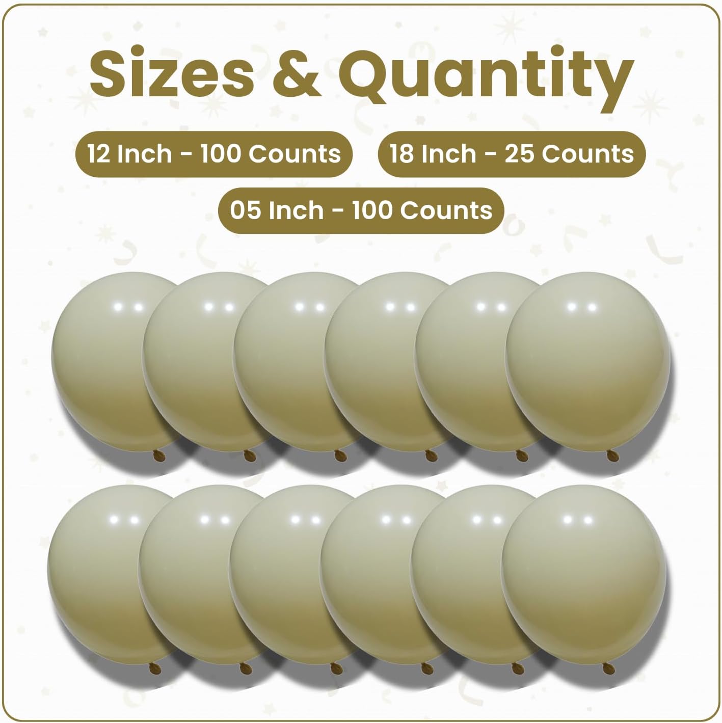 Macaron Yellow Latex Balloons