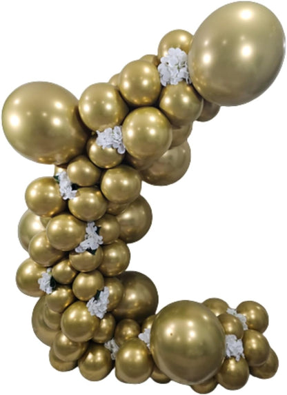 Metallic Gold Latex Balloons