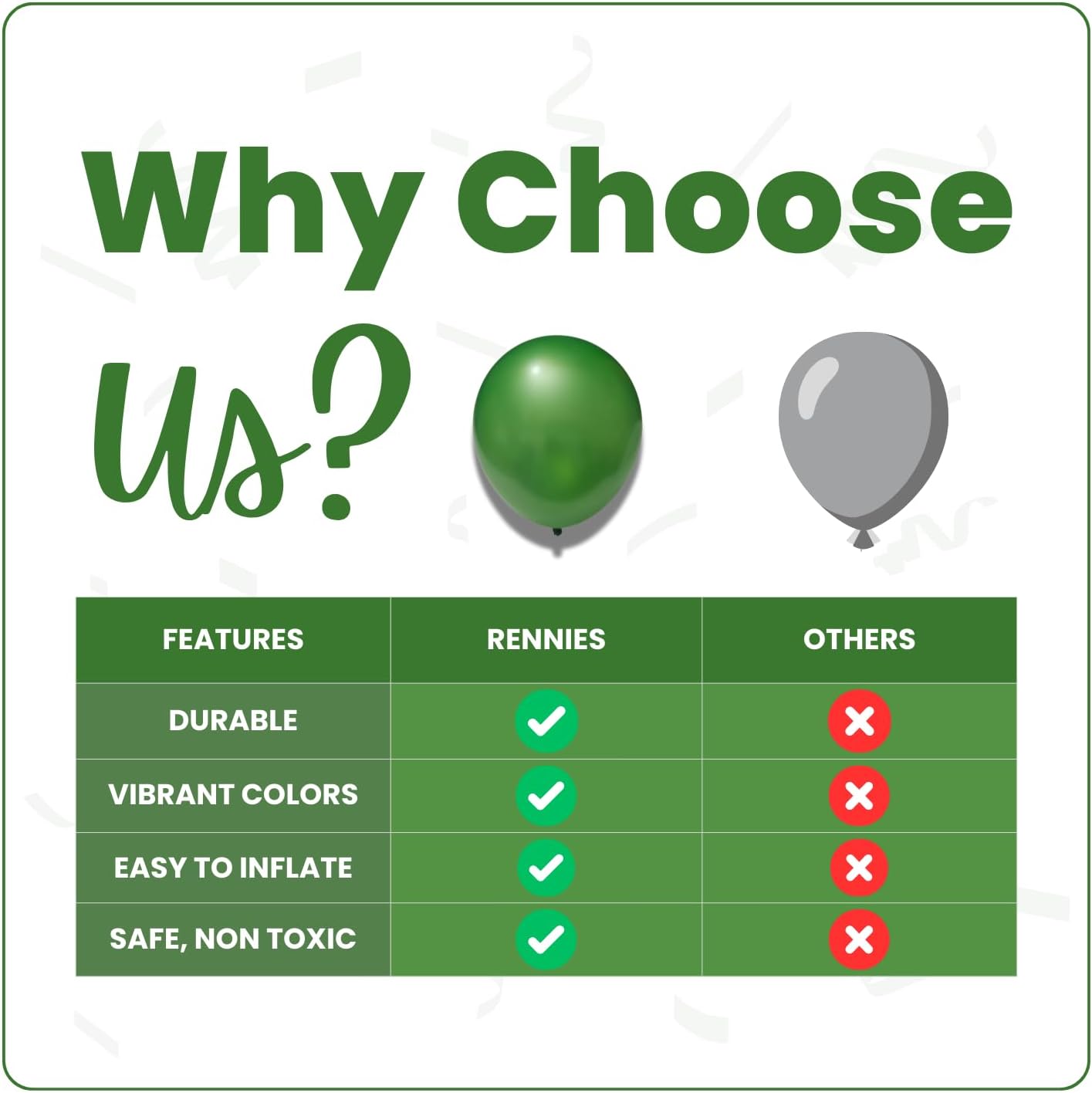 Pearl Light Green Latex Balloons