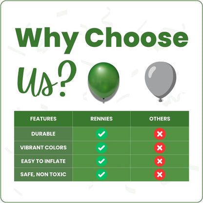 Pearl Light Green Latex Balloons