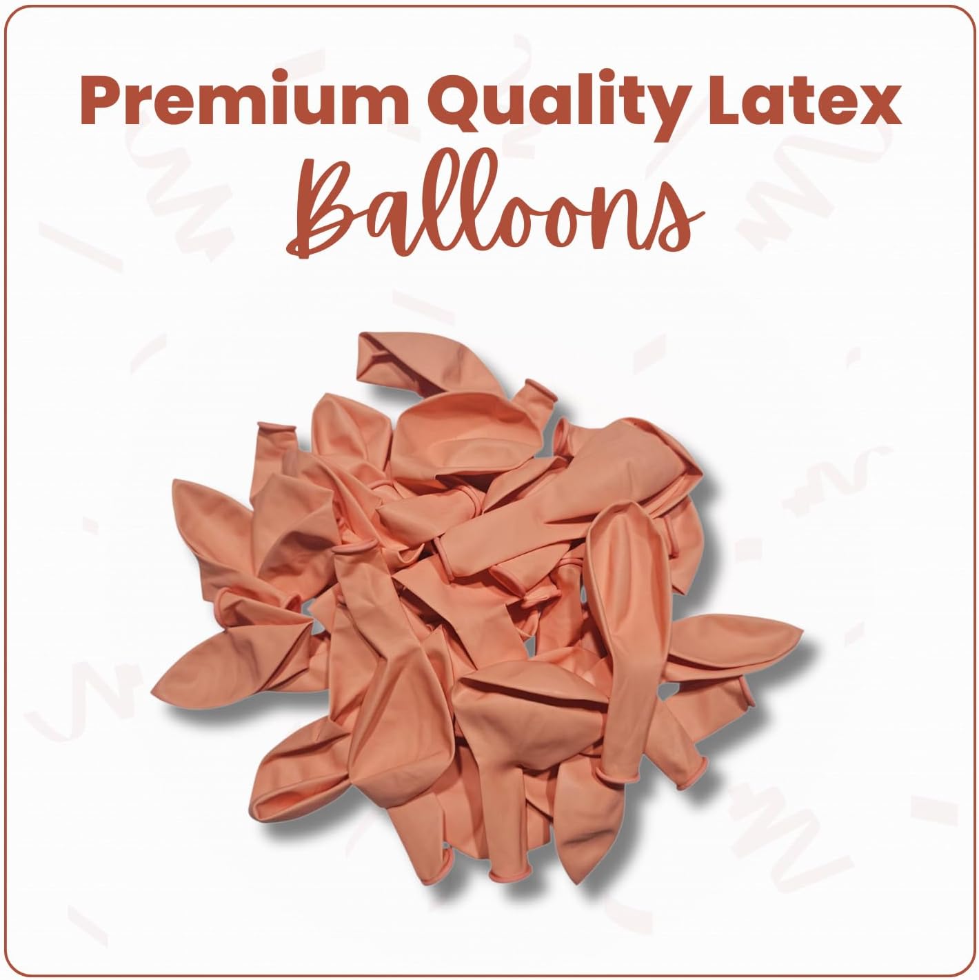 Macaron Orange Latex Balloons