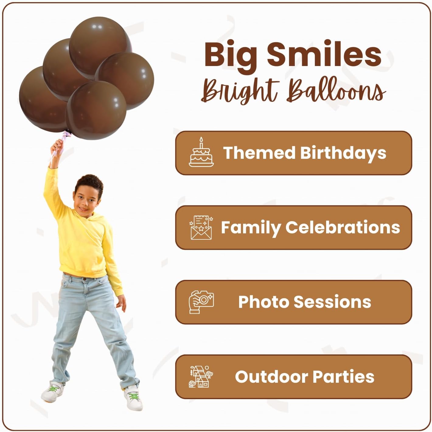 Retro Khaki Latex Balloons